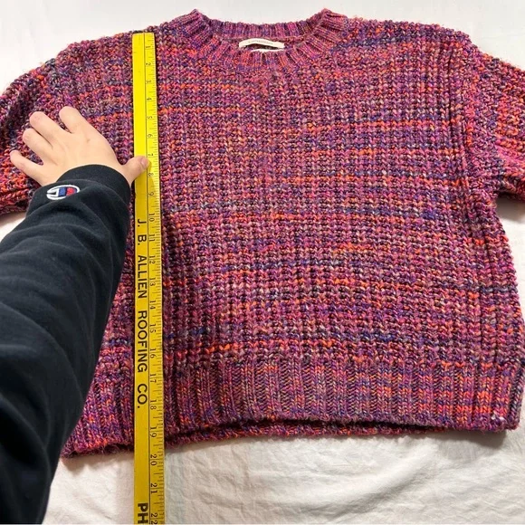 Anthropologie Purple and Pink Knit Sweater - Picture 5 of 9